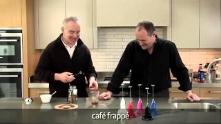 How to make a frappé coffee using an aerolatte milk frother [upl. by Drusi]