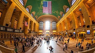 Walking Tour of Grand Central Terminal — New York City 【4K】🇺🇸 [upl. by Yrelbmik165]