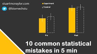 Ten Statistical Mistakes in 5 Min [upl. by Ainsworth]