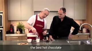 How to make a hot chocolate using an aerolatte milk frother [upl. by Heintz]