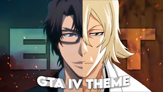 Aizen x Urahara  GTA IV Theme Edit [upl. by Adnylg]